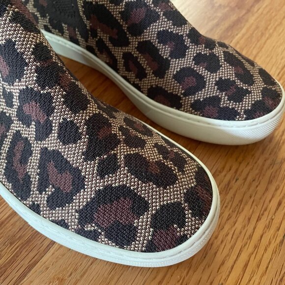 Rothy's Chelsea Wildcat Knit Sneaker Ankle Bootie Recycled Textile Womens W 8.5 - Picture 4 of 5
